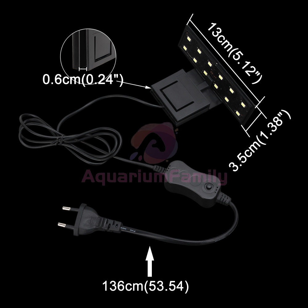 Aquarium LED Light 5W Waterproof Fish Tank Light Aquarium Accessories Aquarium Lights #9
