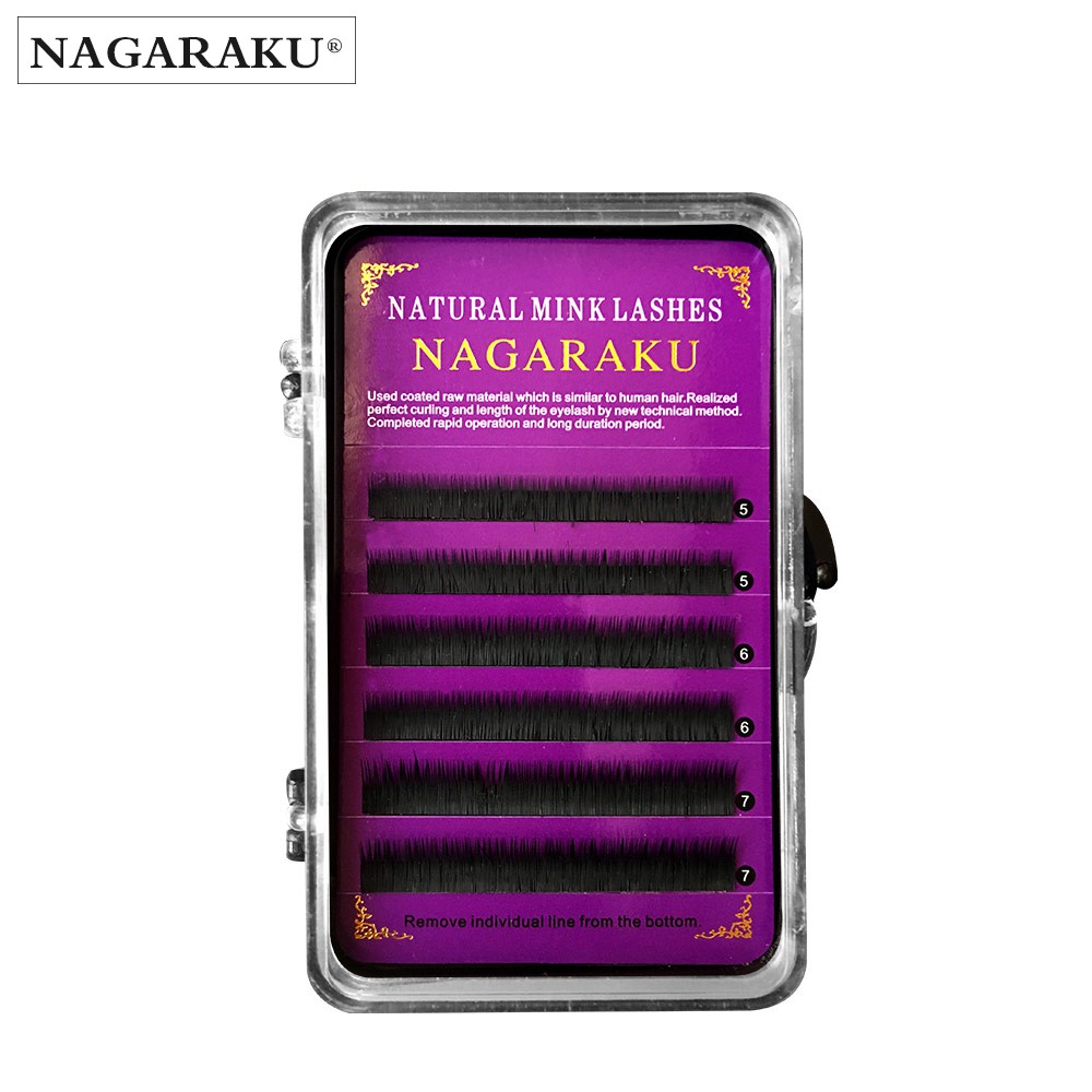 Nagaraku Eyelash False Extension J Curl Mix Length Lower eyelash
