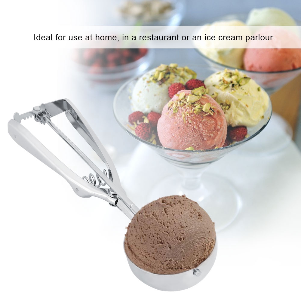 silver ice cream scoop