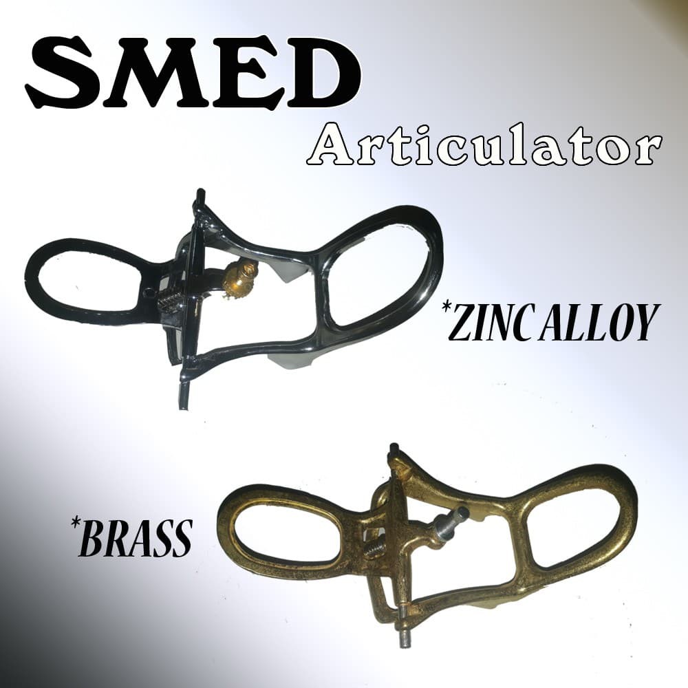 SMED Simple Hinge Dental Articulator (Brass or Zinc Alloy) Shopee