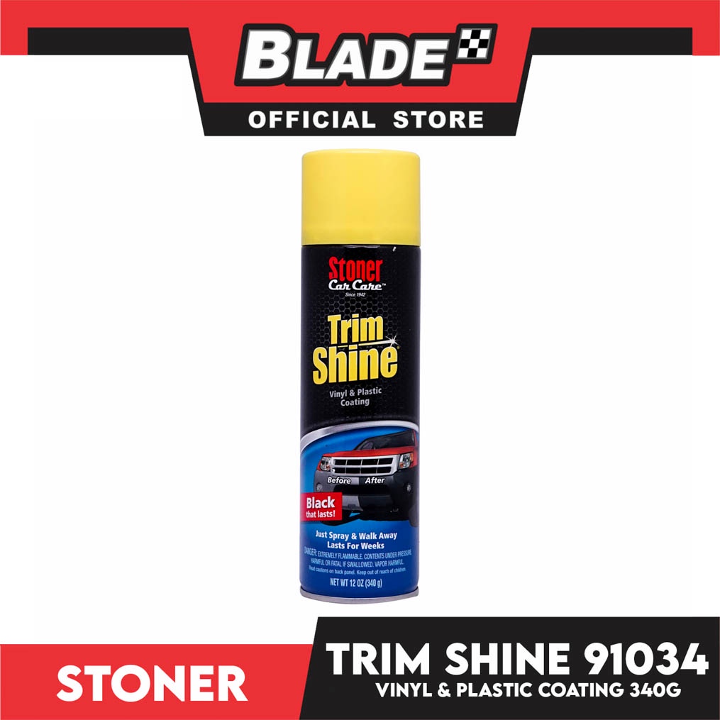 Stoner Trim Shine 91034 Vinyl And Plastic Coating 12oz 340g Shopee
