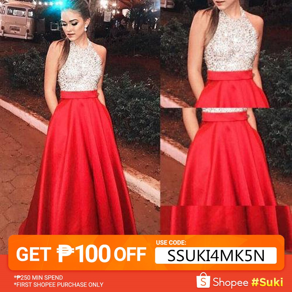 shopee long gown