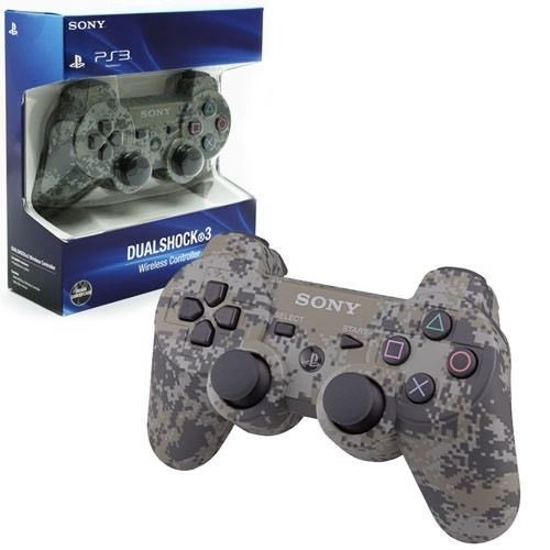 SixAxis DualShock Wireless Controller PS3 Urban Camouflage free Ship