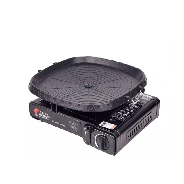 Buy Portable Bbq Top Grill Butane Gas Stove Pan Korean Style Free