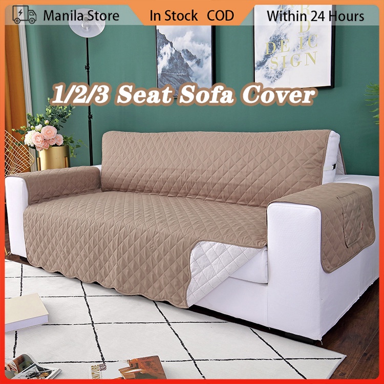 1/2/3 Seat Sofa Cover Waterproof Pet Sofa Cusion Couch Cover AntiSlip