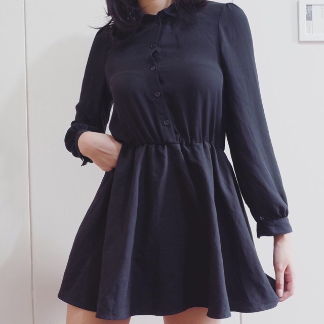 black polo dress