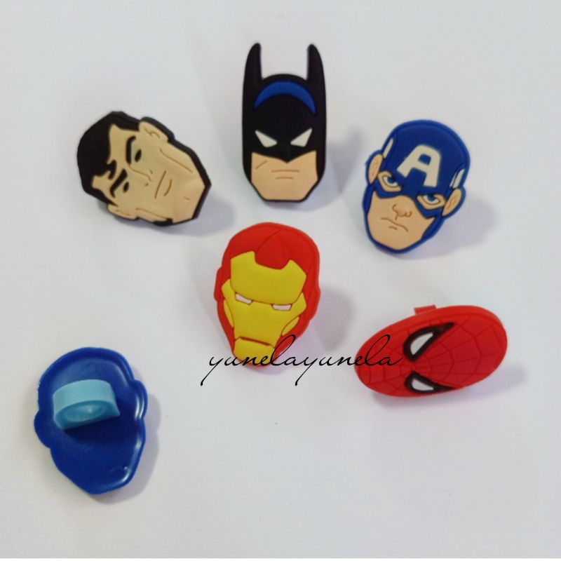 Marvel Avengers Pen Pencil Straw Stethoscope Accessory Charm | Shopee ...