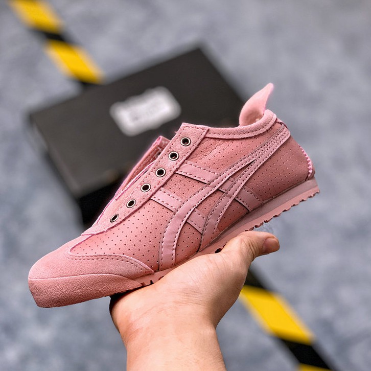 onitsuka slip on pink