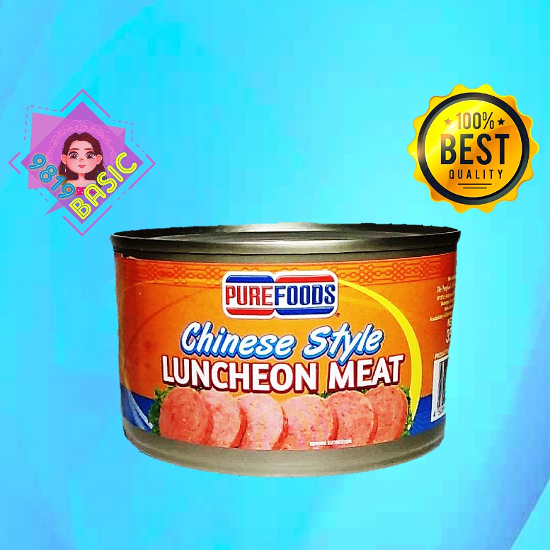 Purefoods Chinese style luncheon meat 350 grams Shopee Philippines