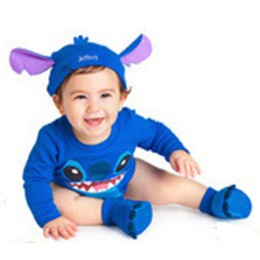 stitch newborn costume