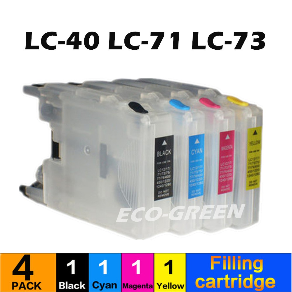 Empty Refillable ink cartridge LC12 LC40 LC71 LC73 LC75 LC400 LC1220