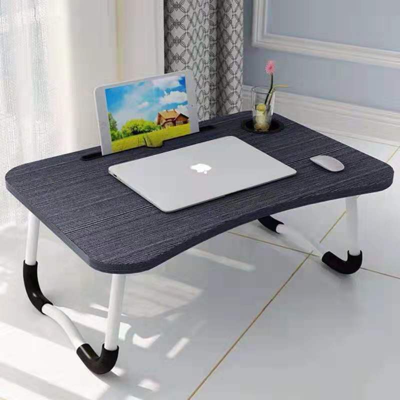 Foldable Lazy Bed Desk Portable Mainstays Laptop Wooden Table