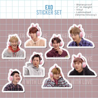 exo waterproof stickers set kpop quality decals shopee philippines