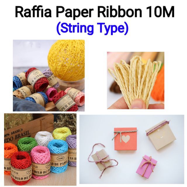 raffia paper twist