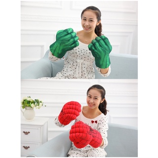 2PC Kid avenger Endgam Incredibl Superhero Figure Spider ma/Hulks toys boxing Gloves boy Halloween gift Hulk Gloves #9