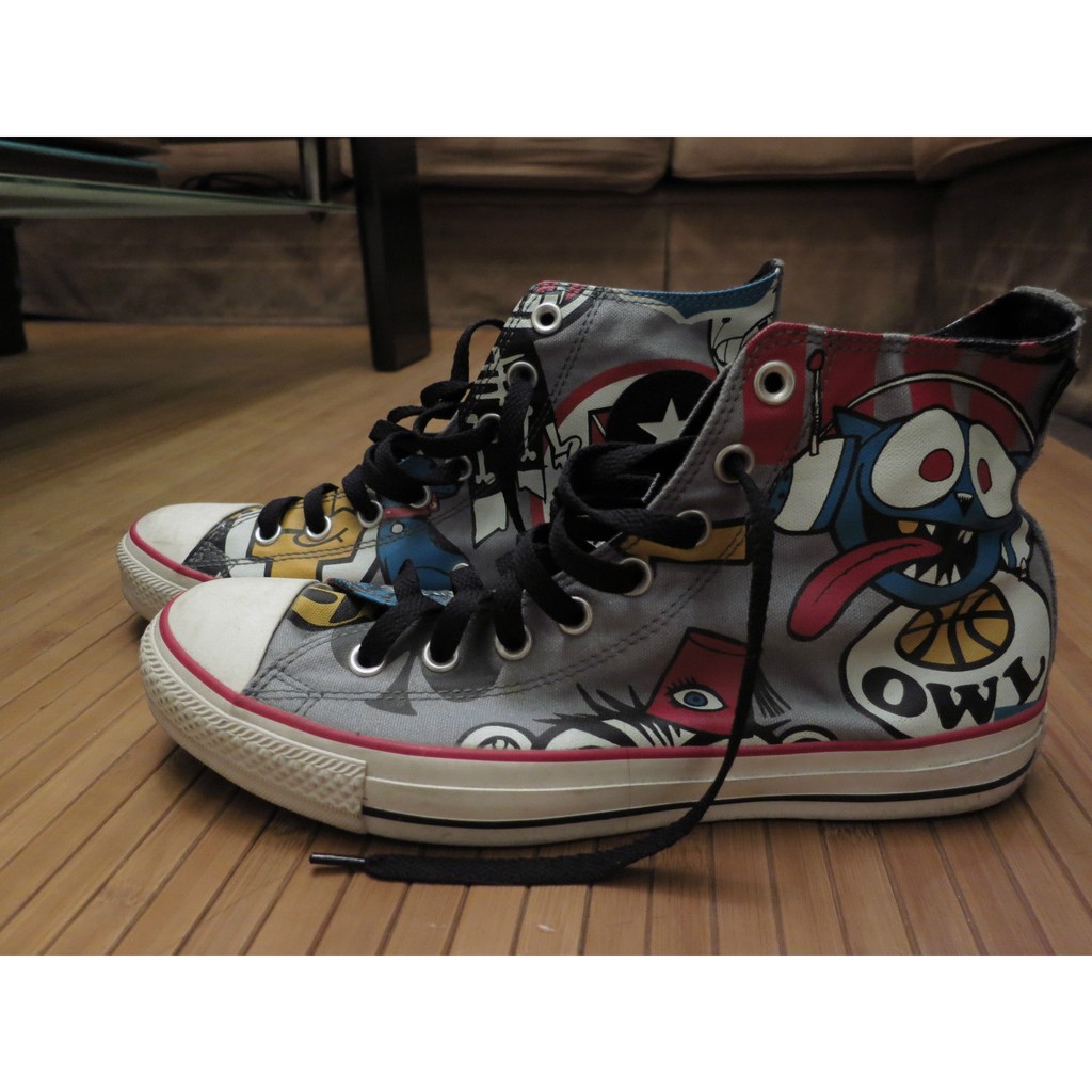 AUTH Rare GORILLAZ Chuck Taylors High 