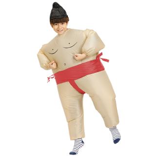 Kids Inflatable Chubby Sumo Wrestler Costumes Halloween Airblown Funny Clothing For Halloween Cosplay Fancy Party Parade Supplies Shopee Philippines