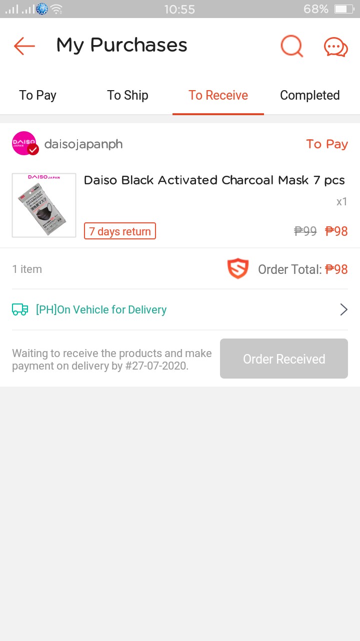 Download Daiso Black Activated Charcoal Mask 7 Pcs Shopee Philippines PSD Mockup Templates