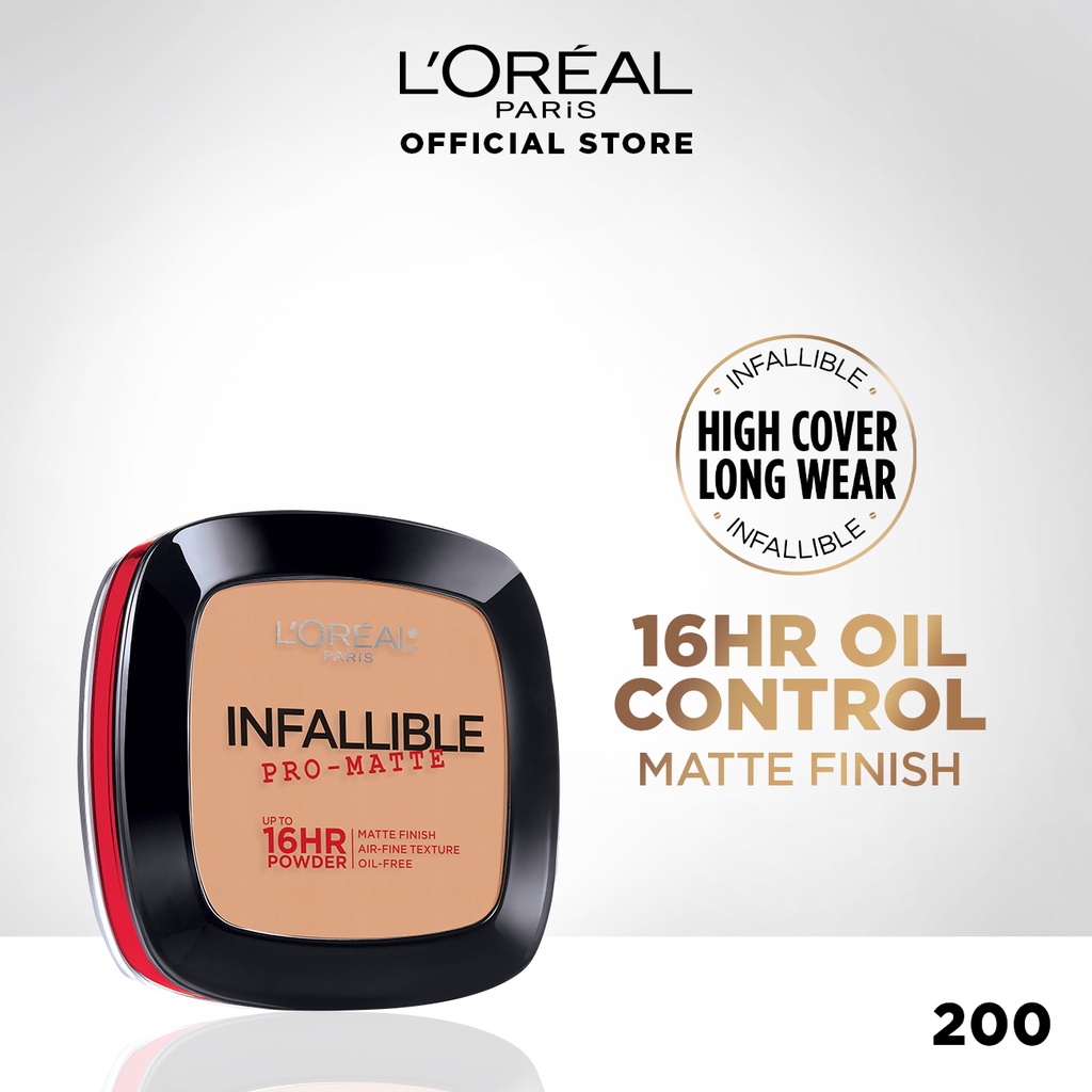 LOreal Paris Infallible Pro-Matte Pressed Powder Foundation