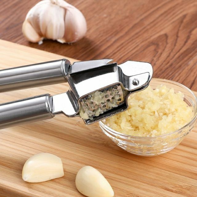 Professional Kitchen Stainless Steel Garlic Press Mincer Shopee