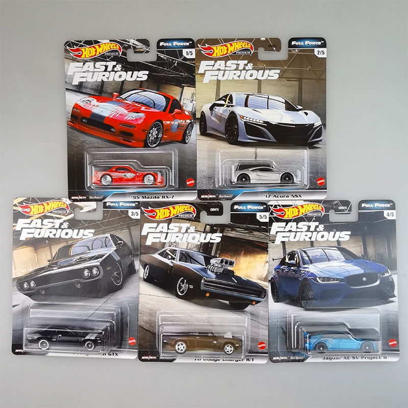 Hot Wheels Speed and Passion 9 Alloy Car Model Rubber Tire Collection ...