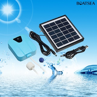 Boatsea Oxygen Pump Solar Power Wear-Resistant Solid Reusable Effective Low Noise Ultra Silent Fish Tank CO2 Reactor Aquatic Solar Pump for Water Fish #2