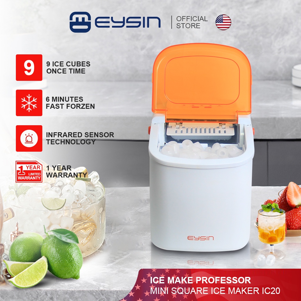 Eysin Ice Maker Household Desktop Automatic Ice Making Machine For Home