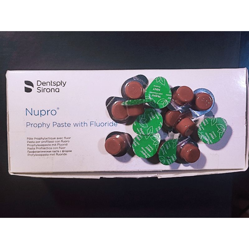 Nupro, Dentsply, Prophy Paste w/ Flouride (Coarse), Mint Flavor Single