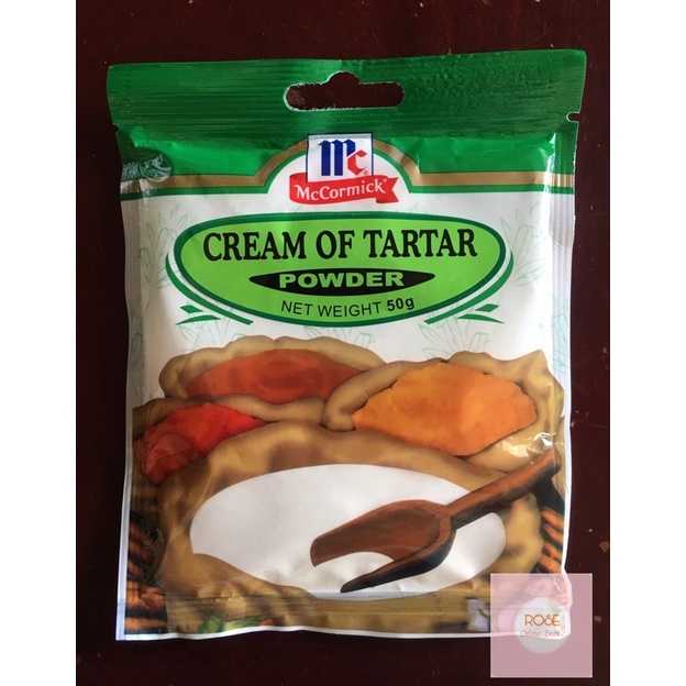 McCormick Cream of Tartar 50g Shopee Philippines