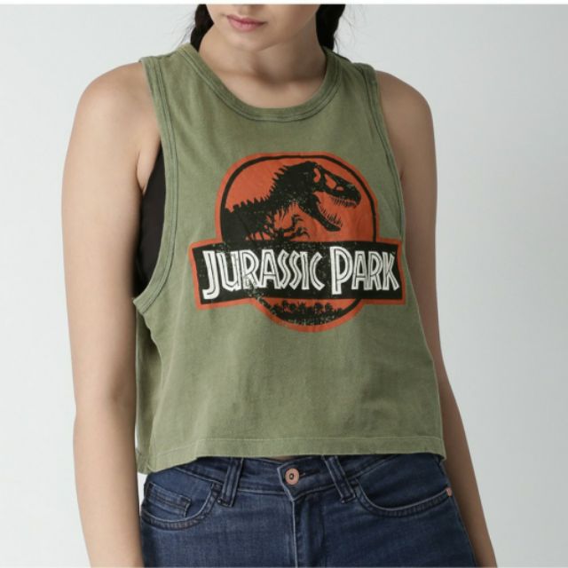 jurassic park crop top forever 21