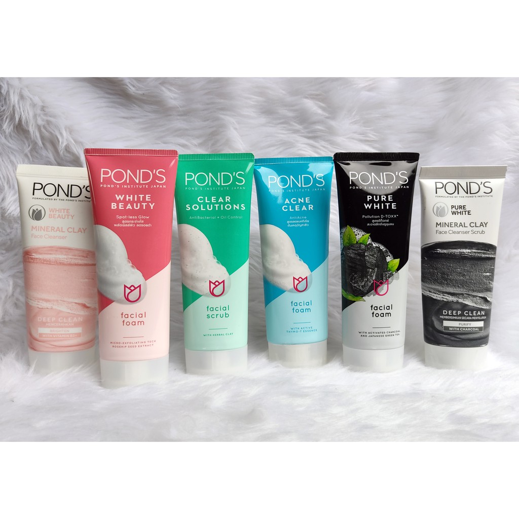 facial foam ponds clear solution