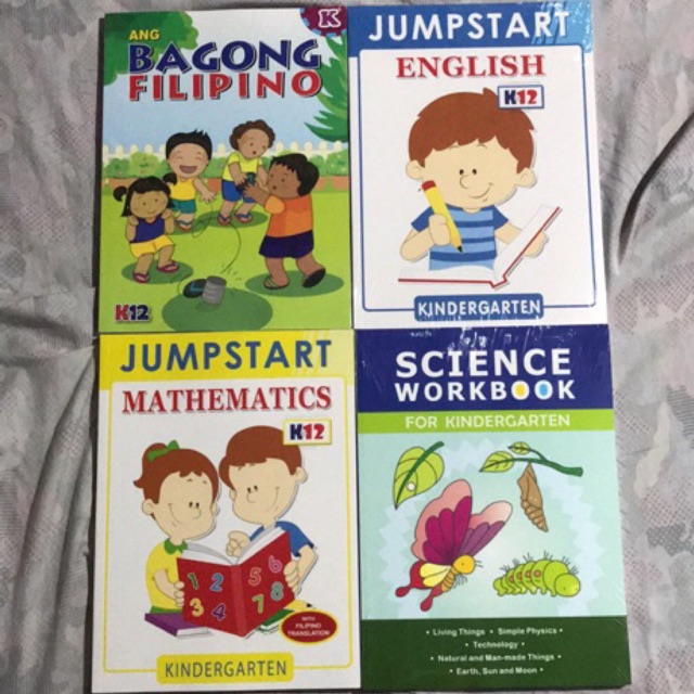 JUMPSTART WORKBOOK BUNDLE Kinder Grade 1 Grade 2 and Grade 3 Shopee