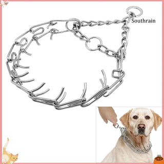 SOUN_Southrain Adjustable Alloy Prong Large Dog Pet Training Stimulate Chain Choke Collar