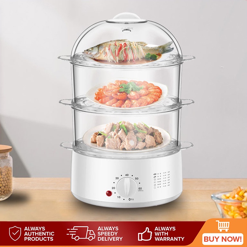 siomai steamer Electric steamer household 3layer siumai siumai