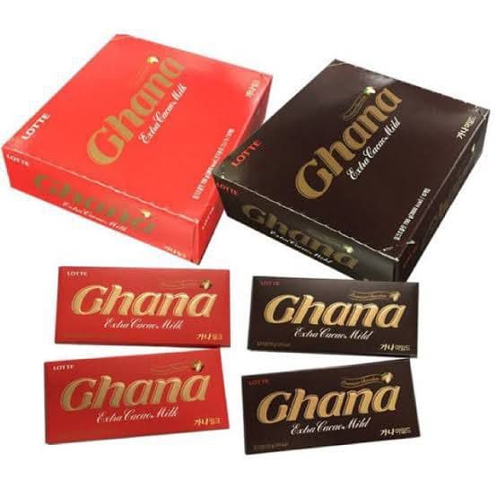 Ghana Chocolate (Milk And Mild) (M) 70g (10 pcs in 1 pack) Shopee