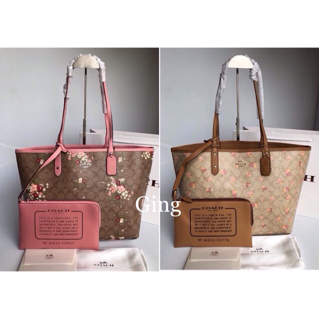 coach reversible tote bag