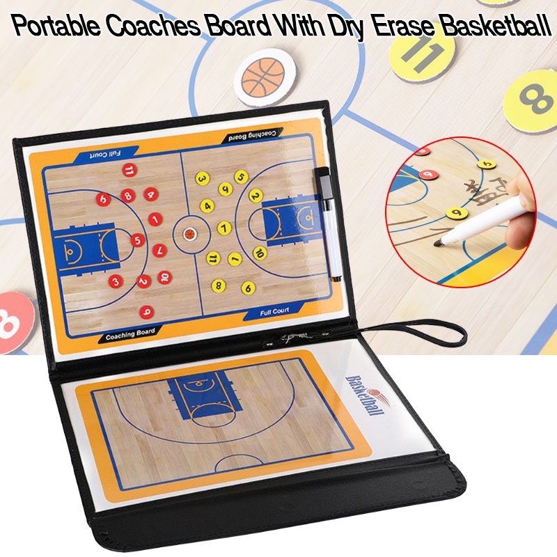 Magnetic Basketball Tactical Board Foldable Basketball Coach Board ...