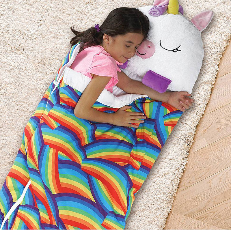 Unicorn Sleeping Bag Happy Nappers Children Warm Baby Sleeping Sack Ultra-Soft Blanket