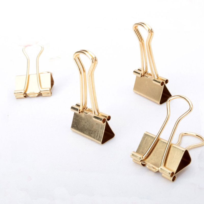 gold binder clips