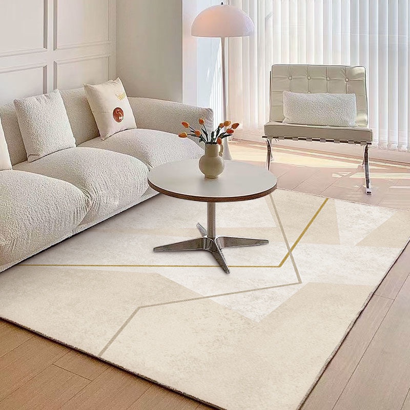 Wabi-sabi Wind Carpet Living Room Sofa Tea Table Blanket Light Luxury ...