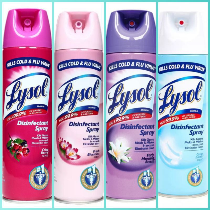 disinfectant..alcohol spray bottle LYSOL Disinfectant Spray 510g/340g
