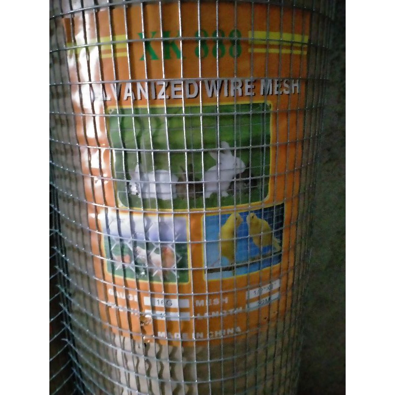 1 X 1 2 X 4ft X 22meters Galvanized Welded Wire Gauge 16 Shopee Philippines