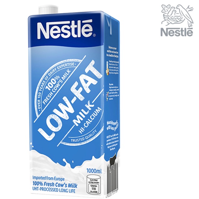 Nestle Low Fat Milk 1l Shopee Philippines