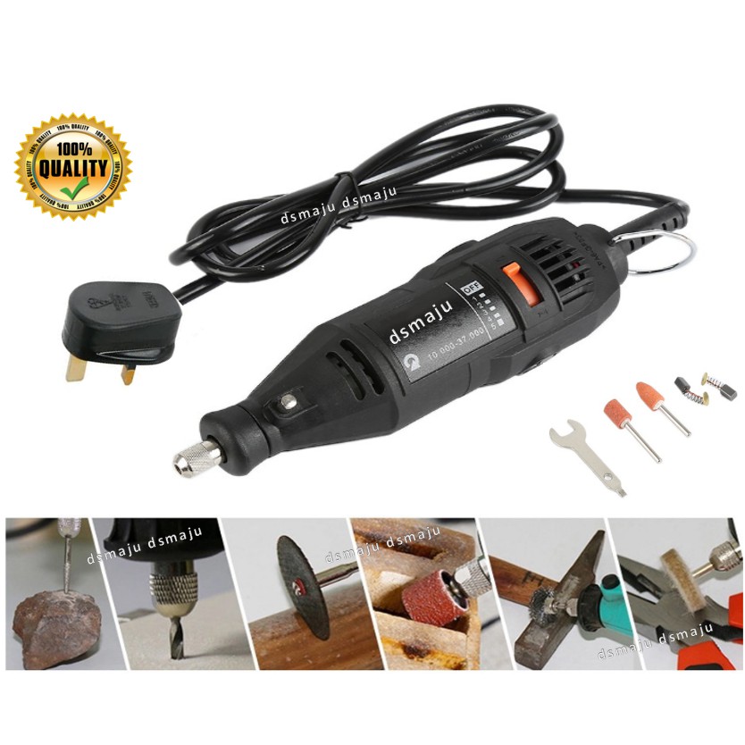 Adjustable 5Speed Dremel Mini Drill Rotary Tool Mini Die Grinder Power