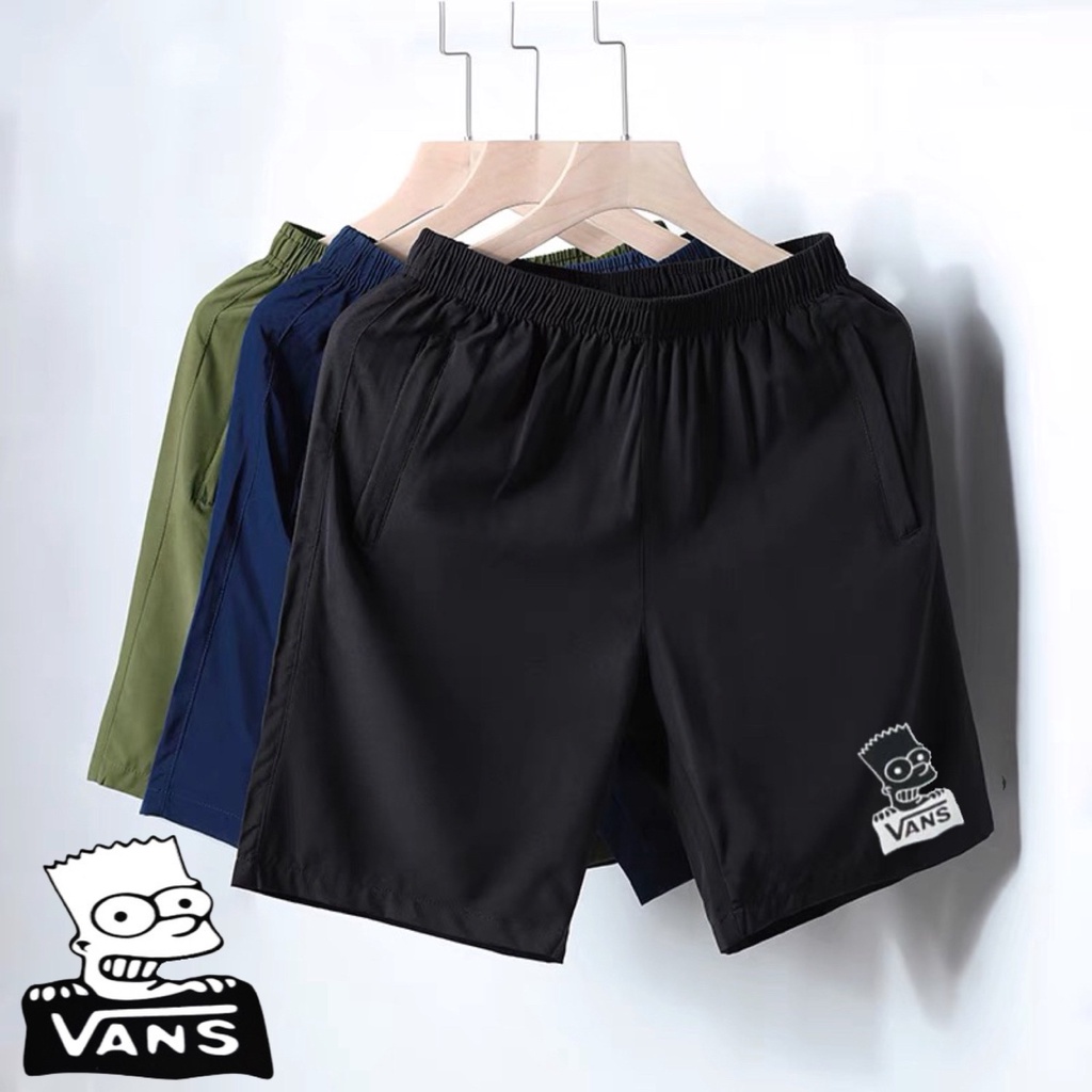 2 Pockets Unisex Vans Taslan Sports Fashion Shorts | Shopee Philippines