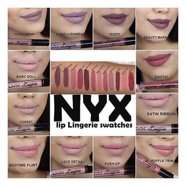 nyx lingerie lip
