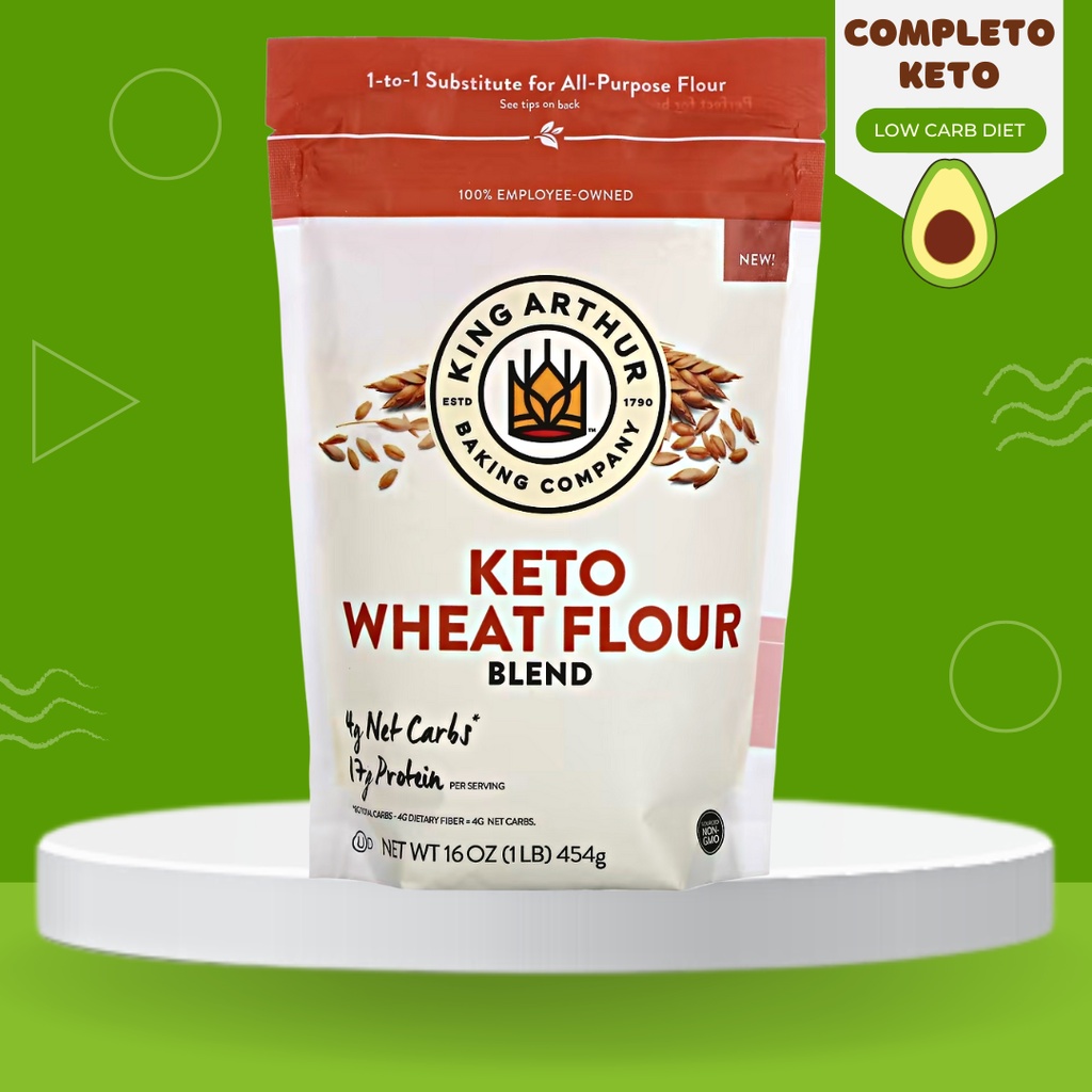 Completo Keto | King Arthur flour, Keto Wheat Flour Blend, 16 oz 1-to-1 ...