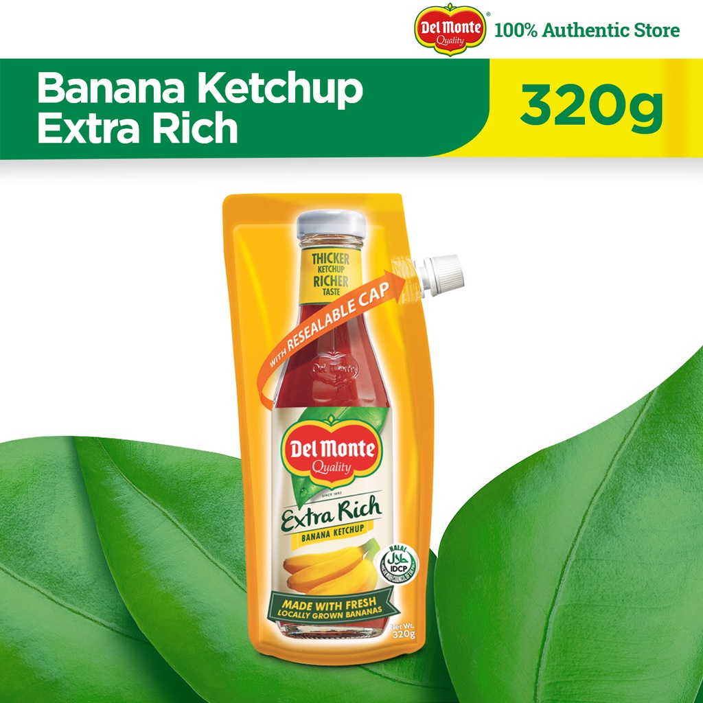 DEL MONTE Extra Rich Banana Ketchup with High Quality Fresh Bananas ...