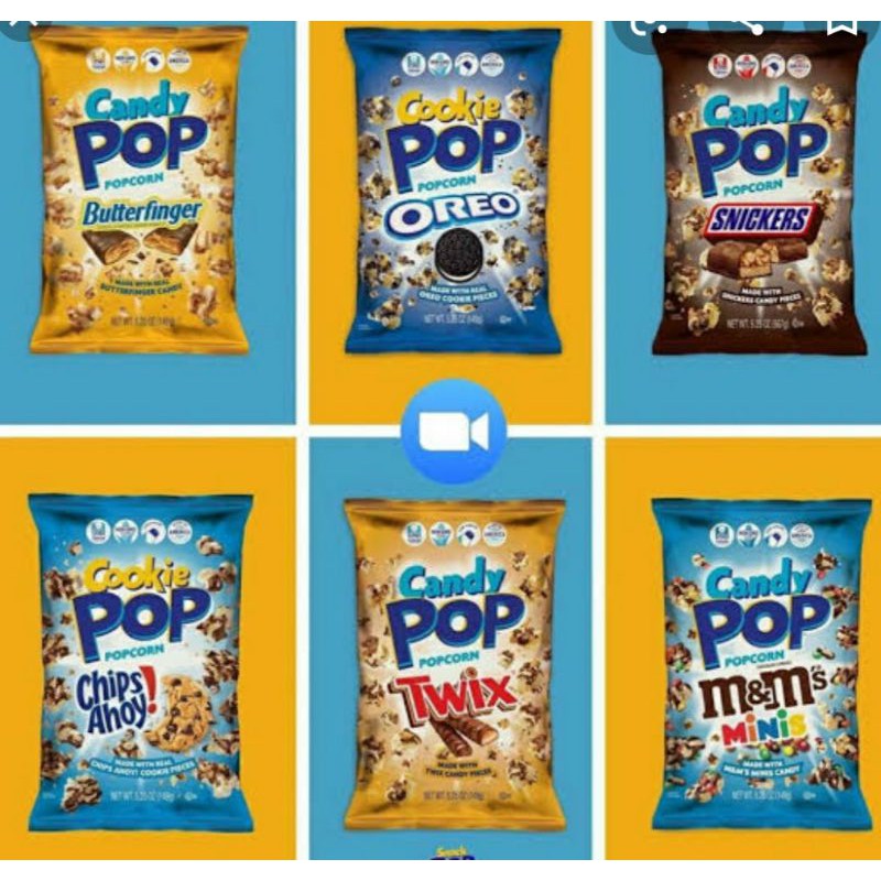 Candy Pop Popcorn / Oreo Popcorn/ Sour Patch kids/ chip ahoy popcorn