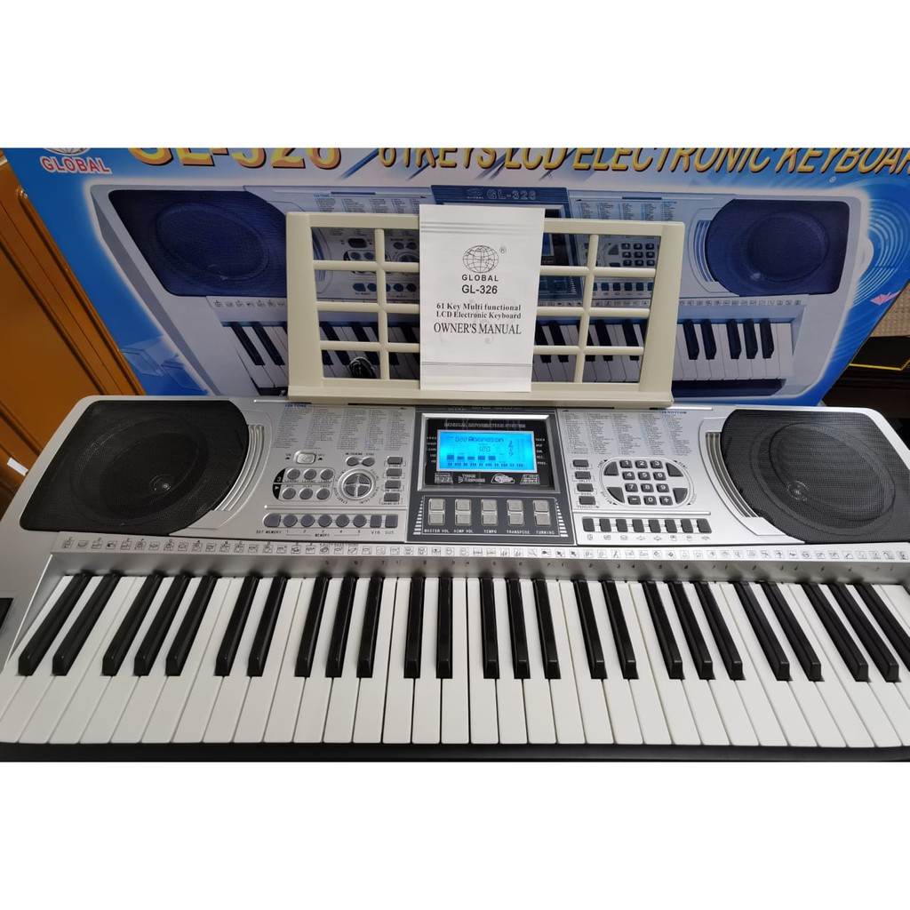 Keyboard Piano GL-326 61 key with LCD and touch response (CHEAPEST ...